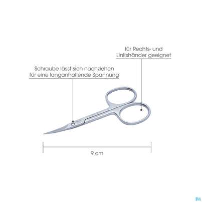 Scheren Canal Rostfrei/gebogen Nagel +haut 9cm 1046- 1st, A-Nr.: 4785506 - 02
