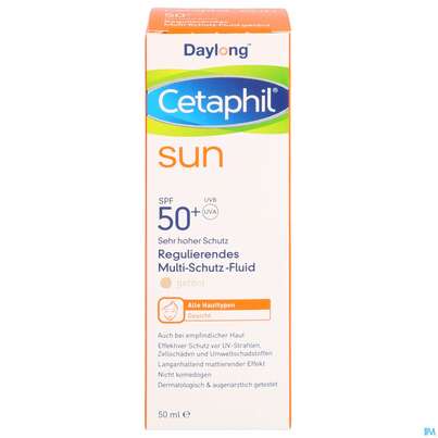 Sonnenprodukte Cetaphil Sun Daylong Multi Schutz Fluid Getoent Spf50+ 50ml, A-Nr.: 5129684 - 01