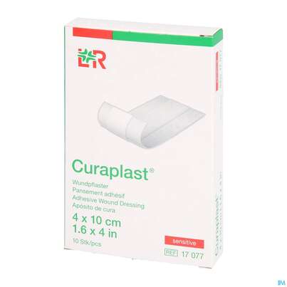 Sie sehen eine Packung Wundpflaster Curaplast/sensitiv Wundschnellverband Elastisch 1mx 4cm 1st, Produktbild: 02 Wundpflaster Curaplast/sensitiv Wundschnellverband Elastisch 1mx 4cm 1st, A-Nr.: 2285550 - 02