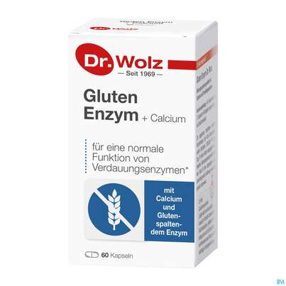 Dr.wolz Gluten Enzym +calcium Kapseln 60522 60st, A-Nr.: 4828285 - 02
