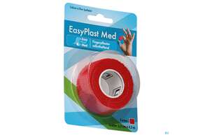 Easyplast Med Fingerpflaster 2,5cm X 4,5m Rot 1 Stück, A-Nr.: 4269443 - 01