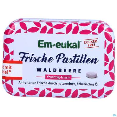 Em-eukal Frische Pastillen Dose Zfr Waldbeere 20g, A-Nr.: 4934053 - 01