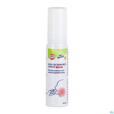Sie sehen eine Packung Emser Halsschmerz Spray Akut +honig Ab 6 Jahre Halsschmerz +infektion 30ml, Produktbild: 06 Emser Halsschmerz Spray Akut +honig Ab 6 Jahre Halsschmerz +infektion 30ml, A-Nr.: 4737921 - 06