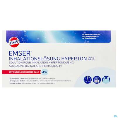Emser Inhalationslösung Hypertone Lösung 4% 53375 20st, A-Nr.: 5428174 - 01