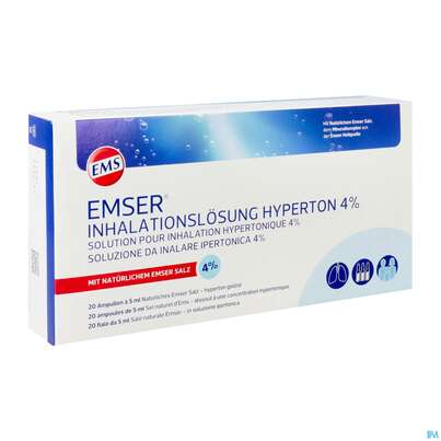 Emser Inhalationslösung Hypertone Lösung 4% 53375 20st, A-Nr.: 5428174 - 02