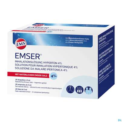 Emser Inhalationslösung Hypertone Lösung 4% 53375 20st, A-Nr.: 5428174 - 04