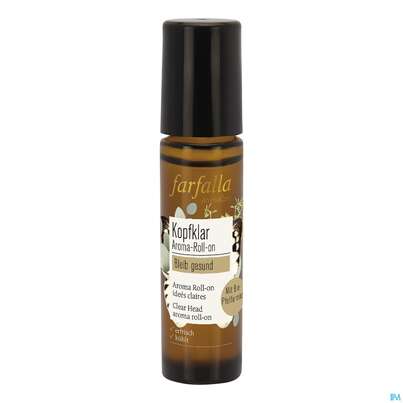 Sie sehen eine Packung Farfalla Aroma-roll-on Minze Kopfklar 10ml, Produktbild: 02 Farfalla Aroma-roll-on Minze Kopfklar 10ml, A-Nr.: 4908015 - 02