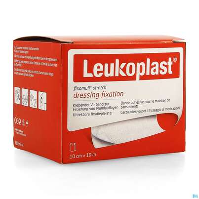 Sie sehen eine Packung Fixierbinden Fixomull/stretch Fixierverband 10mx10cm 1st, Produktbild: 02 Fixierbinden Fixomull/stretch Fixierverband 10mx10cm 1st, A-Nr.: 0546153 - 02