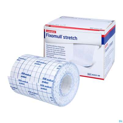 Sie sehen eine Packung Fixierbinden Fixomull/stretch/leukopl. Fixierverband 10mx10cm 7999202 1st, Produktbild: 04 Fixierbinden Fixomull/stretch/leukopl. Fixierverband 10mx10cm 7999202 1st, A-Nr.: 4746759 - 04