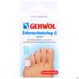 Sie sehen eine Packung Zehen Schutzring Gehwol Textilfrei G Mini Nr 64 2st, Produktbild: 01 Zehen Schutzring Gehwol Textilfrei G Mini Nr 64 2st, A-Nr.: 3018130 - 01