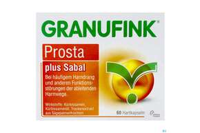 Sie sehen eine Packung Granufink Hartkapseln Prosta +sabal 60st, Produktbild: 01 Granufink Hartkapseln Prosta +sabal 60st, A-Nr.: 4223211 - 01