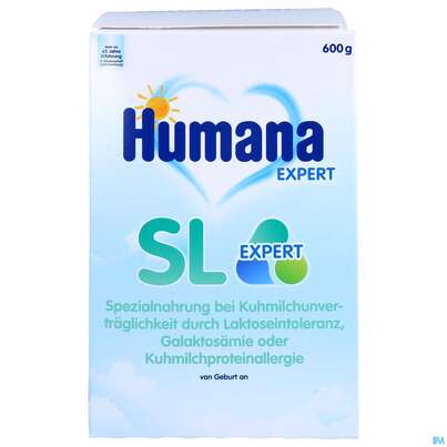 Humana Spezialnahrung Pulver Von/geburt/an Sl Expert Kuhmilchunvertraeglich 600g, A-Nr.: 5417064 - 01