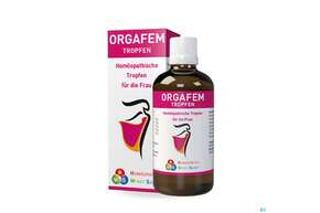 Sie sehen eine Packung Hws Orgafem Tropfen 100ml, Produktbild: 01 Hws Orgafem Tropfen 100ml, A-Nr.: 3139359 - 01