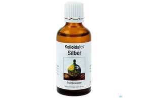 Silberkolloid Kolliodales Silber 25ppm Durch Elektrolyse Silberwasser 25ppm 50ml, A-Nr.: 3939108 - 01