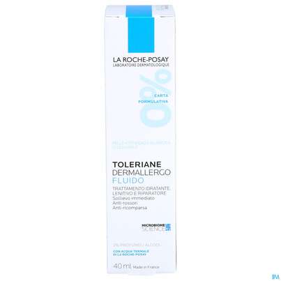 Sie sehen eine Packung La Roche Posay Gesichtspflege Toleriane/dermallergo Fluid 40ml, Produktbild: 01 La Roche Posay Gesichtspflege Toleriane/dermallergo Fluid 40ml, A-Nr.: 5462538 - 01