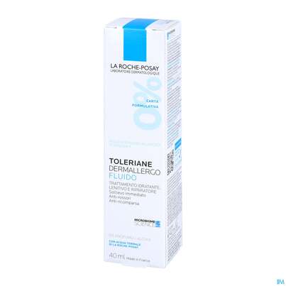 Sie sehen eine Packung La Roche Posay Gesichtspflege Toleriane/dermallergo Fluid 40ml, Produktbild: 03 La Roche Posay Gesichtspflege Toleriane/dermallergo Fluid 40ml, A-Nr.: 5462538 - 03