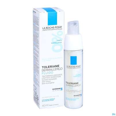 Sie sehen eine Packung La Roche Posay Gesichtspflege Toleriane/dermallergo Fluid 40ml, Produktbild: 05 La Roche Posay Gesichtspflege Toleriane/dermallergo Fluid 40ml, A-Nr.: 5462538 - 05