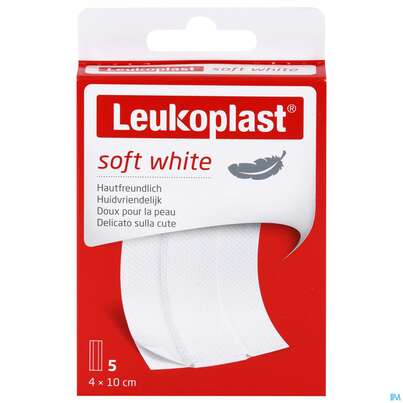 Wundpflaster Leukoplast/soft 10cmx 4cm 7321819 5st, A-Nr.: 4369239 - 01