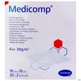 Kompressen Medicomp Vliesstoff 4fach Steril 10x 10cm 25x2 50st, A-Nr.: 1652006 - 02