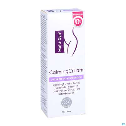 Sie sehen eine Packung Multi-gyn Calmingcream 50g, Produktbild: 03 Multi-gyn Calmingcream 50g, A-Nr.: 5479817 - 03