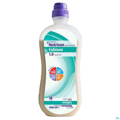Sie sehen eine Packung Nutrison 1000ml Sondennahrung Smart Pack Advanced Cubison 8st, Produktbild: 01 Nutrison 1000ml Sondennahrung Smart Pack Advanced Cubison 8st, A-Nr.: 4838792 - 01