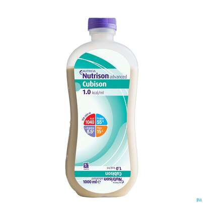 Sie sehen eine Packung Nutrison 1000ml Sondennahrung Smart Pack Advanced Cubison 8st, Produktbild: 02 Nutrison 1000ml Sondennahrung Smart Pack Advanced Cubison 8st, A-Nr.: 4838792 - 02