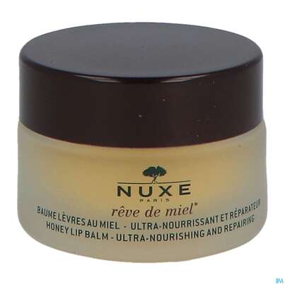 Sie sehen eine Packung Nuxe Reve De Miel Baume Levres 15g, Produktbild: 07 Nuxe Reve De Miel Baume Levres 15g, A-Nr.: 4080378 - 07