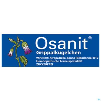 Sie sehen eine Packung Osanit Grippalkügelchen 7,5g, Produktbild: 02 Osanit Grippalkügelchen 7,5g, A-Nr.: 4455789 - 02