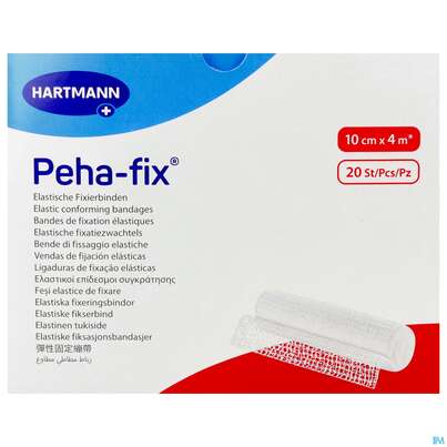 Sie sehen eine Packung Elastische Binden Peha-fix Fixierbinde 4mx 10cm 20st, Produktbild: 01 Elastische Binden Peha-fix Fixierbinde 4mx 10cm 20st, A-Nr.: 4902886 - 01