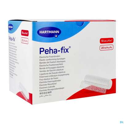 Sie sehen eine Packung Elastische Binden Peha-fix Fixierbinde 4mx 10cm 20st, Produktbild: 02 Elastische Binden Peha-fix Fixierbinde 4mx 10cm 20st, A-Nr.: 4902886 - 02