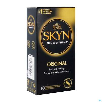 Sie sehen eine Packung Praeservative Blausiegel Skyn 10er 97301 Latexfrei 10st, Produktbild: 03 Praeservative Blausiegel Skyn 10er 97301 Latexfrei 10st, A-Nr.: 4035716 - 03