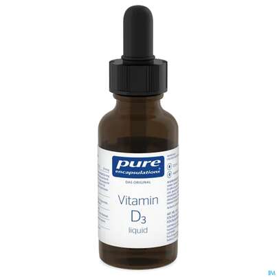 Sie sehen eine Packung Pure Encapsulations Vitamin D3 Liquid 22,5ml, Produktbild: 02 Pure Encapsulations Vitamin D3 Liquid 22,5ml, A-Nr.: 3392176 - 02