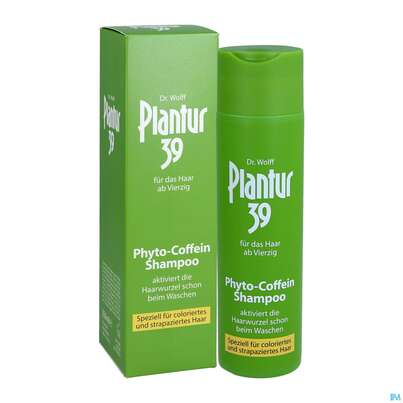 Sie sehen eine Packung Shampoon Plantur 39 Coffein Coloriertes Haar 250ml, Produktbild: 05 Shampoon Plantur 39 Coffein Coloriertes Haar 250ml, A-Nr.: 3275973 - 05