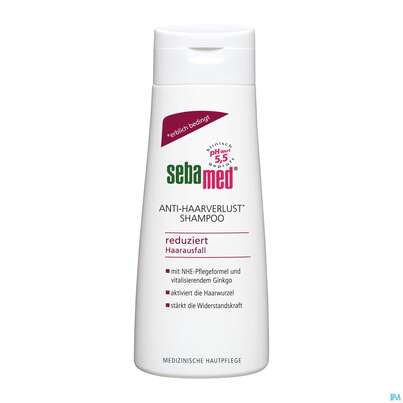 Sie sehen eine Packung Shampoon Sebamed Anti-haarverlust 200ml, Produktbild: 03 Shampoon Sebamed Anti-haarverlust 200ml, A-Nr.: 4830069 - 03