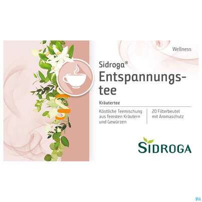 Sidroga Tee Doppelkammerbeutel Wellness Entspannung 20st, A-Nr.: 3095745 - 01