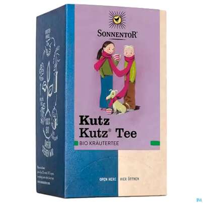 Sie sehen eine Packung Sonnentor Kraeutertee/bio Kutz-kutz 02508 18st, Produktbild: 02 Sonnentor Kraeutertee/bio Kutz-kutz 02508 18st, A-Nr.: 4042403 - 02