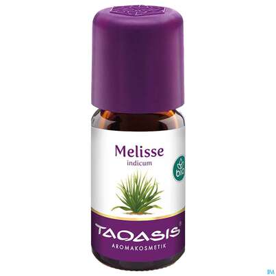 Sie sehen eine Packung Taoasis Melissenöl Indicum Bio 5ml, Produktbild: 02 Taoasis Melissenöl Indicum Bio 5ml, A-Nr.: 4910940 - 02