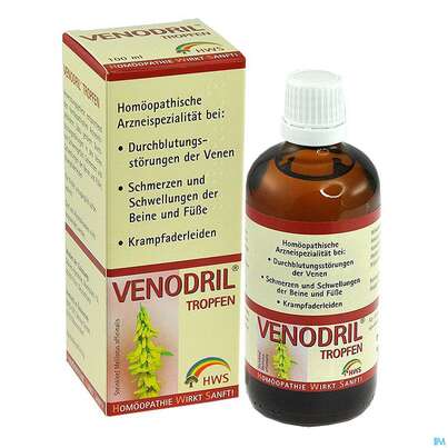 Sie sehen eine Packung Venodril Tropfen z Einnehmen, Flüssigkeit 100ml, Produktbild: 02 Venodril Tropfen z Einnehmen, Flüssigkeit 100ml, A-Nr.: 3764287 - 02