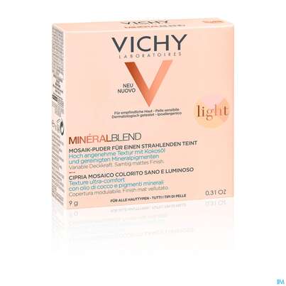 Sie sehen eine Packung Vichy Mineralblend Puder Fair 9g, Produktbild: 01 Vichy Mineralblend Puder Fair 9g, A-Nr.: 5045094 - 01