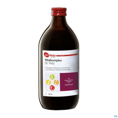 Sie sehen eine Packung Vitalkomplex Dr.wolz Vitalstoff Konzentrat Nr 60545 500ml, Produktbild: 07 Vitalkomplex Dr.wolz Vitalstoff Konzentrat Nr 60545 500ml, A-Nr.: 4297729 - 07