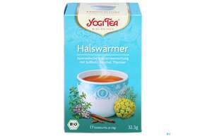 Sie sehen eine Packung Yogi Tea Bio Halswaermer 32,3g 17st, Produktbild: 01 Yogi Tea Bio Halswaermer 32,3g 17st, A-Nr.: 5749984 - 01