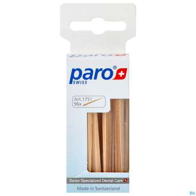 Sie sehen eine Packung Zahnhoelzer Paro Micro Sticks 96st, Produktbild: 01 Zahnhoelzer Paro Micro Sticks 96st, A-Nr.: 1115691 - 01