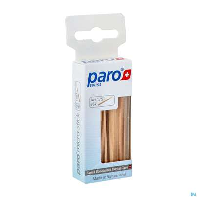 Sie sehen eine Packung Zahnhoelzer Paro Micro Sticks 96st, Produktbild: 02 Zahnhoelzer Paro Micro Sticks 96st, A-Nr.: 1115691 - 02