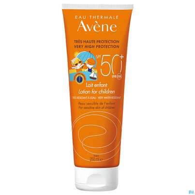 Sie sehen eine Packung Avène Kinder-sonnenmilch Spf 50+ 250ml, Produktbild: 02 Avène Kinder-sonnenmilch Spf 50+ 250ml, A-Nr.: 4310625 - 02