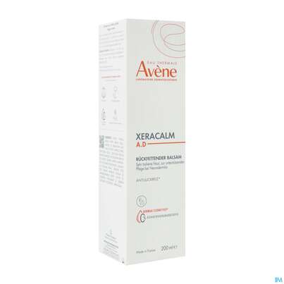 Sie sehen eine Packung Avene Xeracalm/a.d/defi Rueckfettender Balsam 200ml, Produktbild: 02 Avene Xeracalm/a.d/defi Rueckfettender Balsam 200ml, A-Nr.: 4942874 - 02