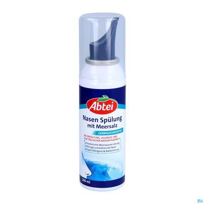 Nasen Spuelung Abtei 100% Nat.meersalz O.kons Ab 3 Jahren 50000 100ml, A-Nr.: 5214680 - 06