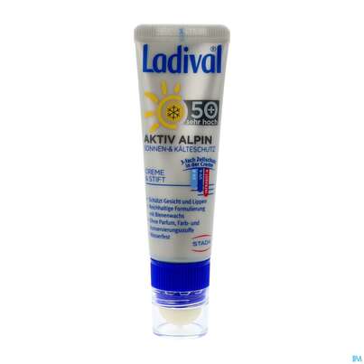 Sonnenprodukte Ladival/aktiv Sonne+kaelte F50+ Creme +stift 30ml+3,2g 1st, A-Nr.: 4535809 - 02