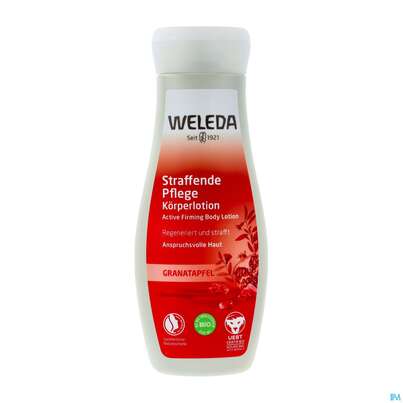 Sie sehen eine Packung Weleda Granatapfel Straffende Pflege Koerperlotion 200ml, Produktbild: 03 Weleda Granatapfel Straffende Pflege Koerperlotion 200ml, A-Nr.: 3694983 - 03