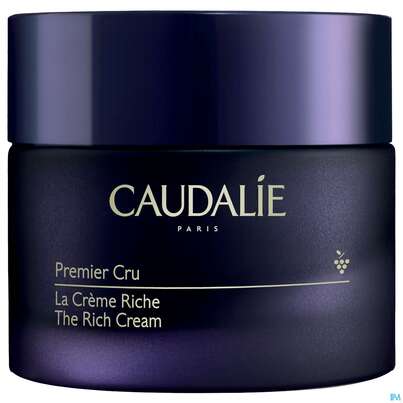 Sie sehen eine Packung Caudalie Premier Cru Die Reichhaltige Creme 50ml, Produktbild: 02 Caudalie Premier Cru Die Reichhaltige Creme 50ml, A-Nr.: 4184913 - 02