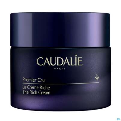 Sie sehen eine Packung Caudalie Premier Cru Die Reichhaltige Creme 50ml, Produktbild: 03 Caudalie Premier Cru Die Reichhaltige Creme 50ml, A-Nr.: 4184913 - 03